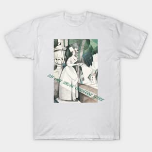 Cubism fashion illustration oh dear country girl T-Shirt